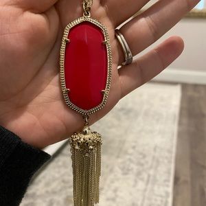 Kendra Scott Rayne Gold Long Pendant Necklace